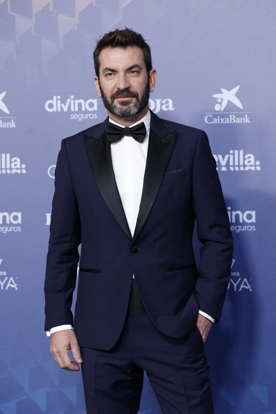 Arturo Valls en la alfombra azul de los Goya 2023