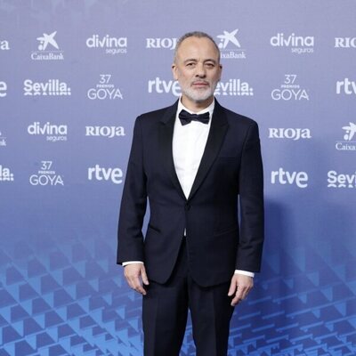 Javier Gutiérrez en la alfombra azul de los Goya 2023