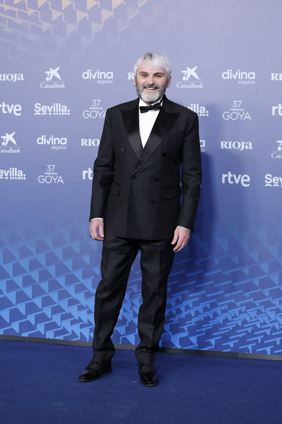 Fernando Tejero en la alfombra azul de los Goya 2023