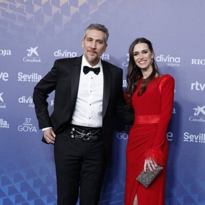 Alberto Ammann en la alfombra azul de los Goya 2023