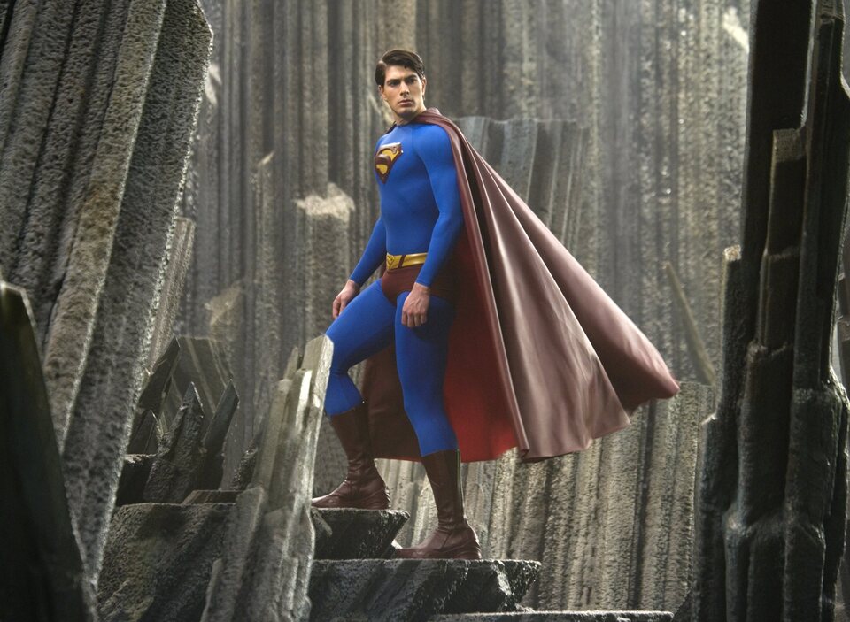 Brandon Routh como Superman en 'Superman Returns'