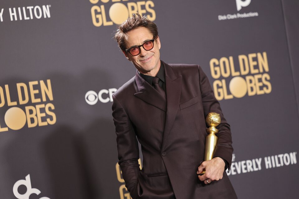 Robert Downey Jr. gana el Globo de Oro 2024