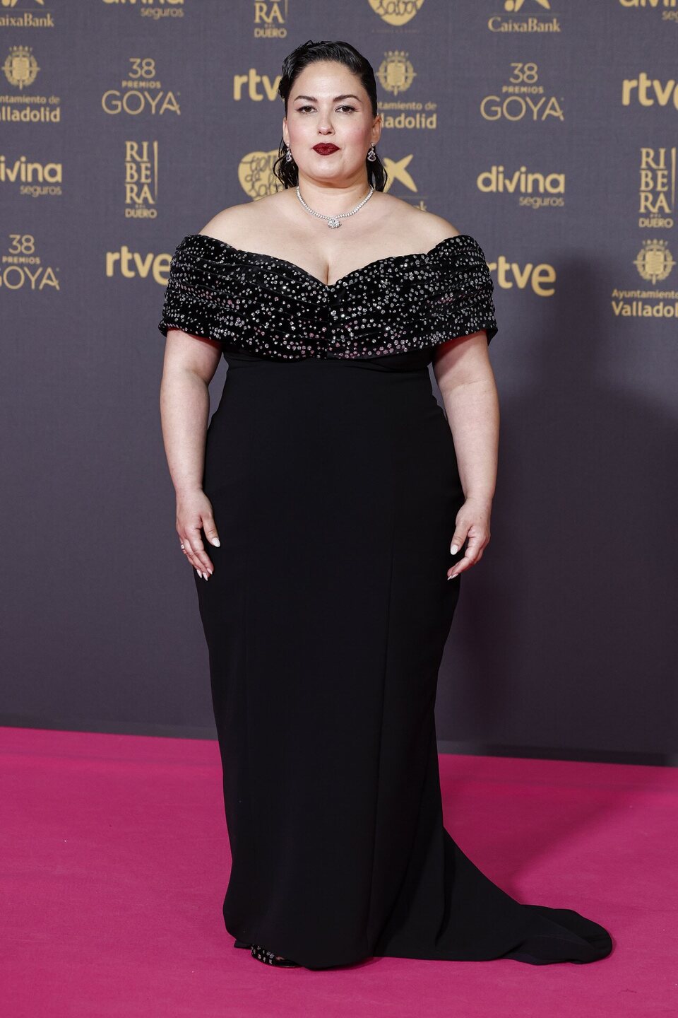 Laura Galán llega a la alfombra roja de los Goya 2024