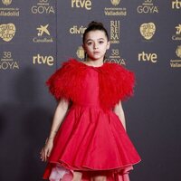 Sofia Otero llega a la alfombra roja de los Goya 2024