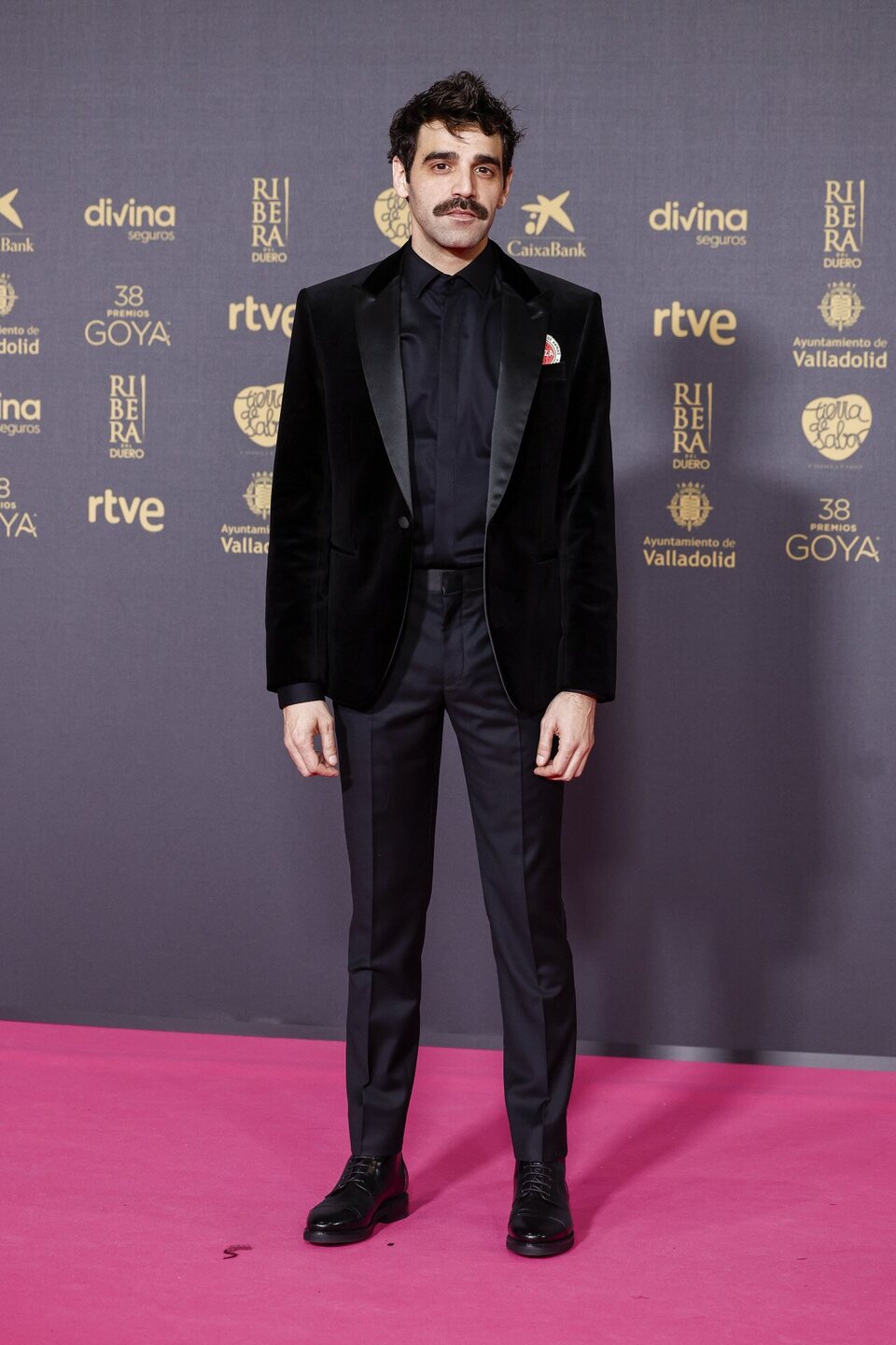 David Verdaguer llega a la alfombra roja de los Goya 2024