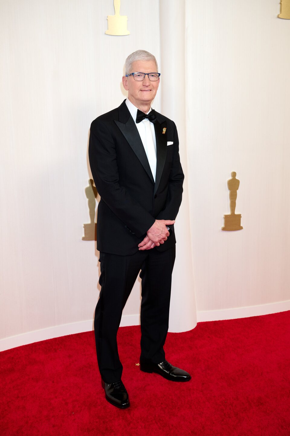 Tim Cook en la alfombra roja de los Oscar 2024