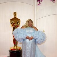 Da'Vine Joy Randolph en la alfombra roja de los Oscar 2024