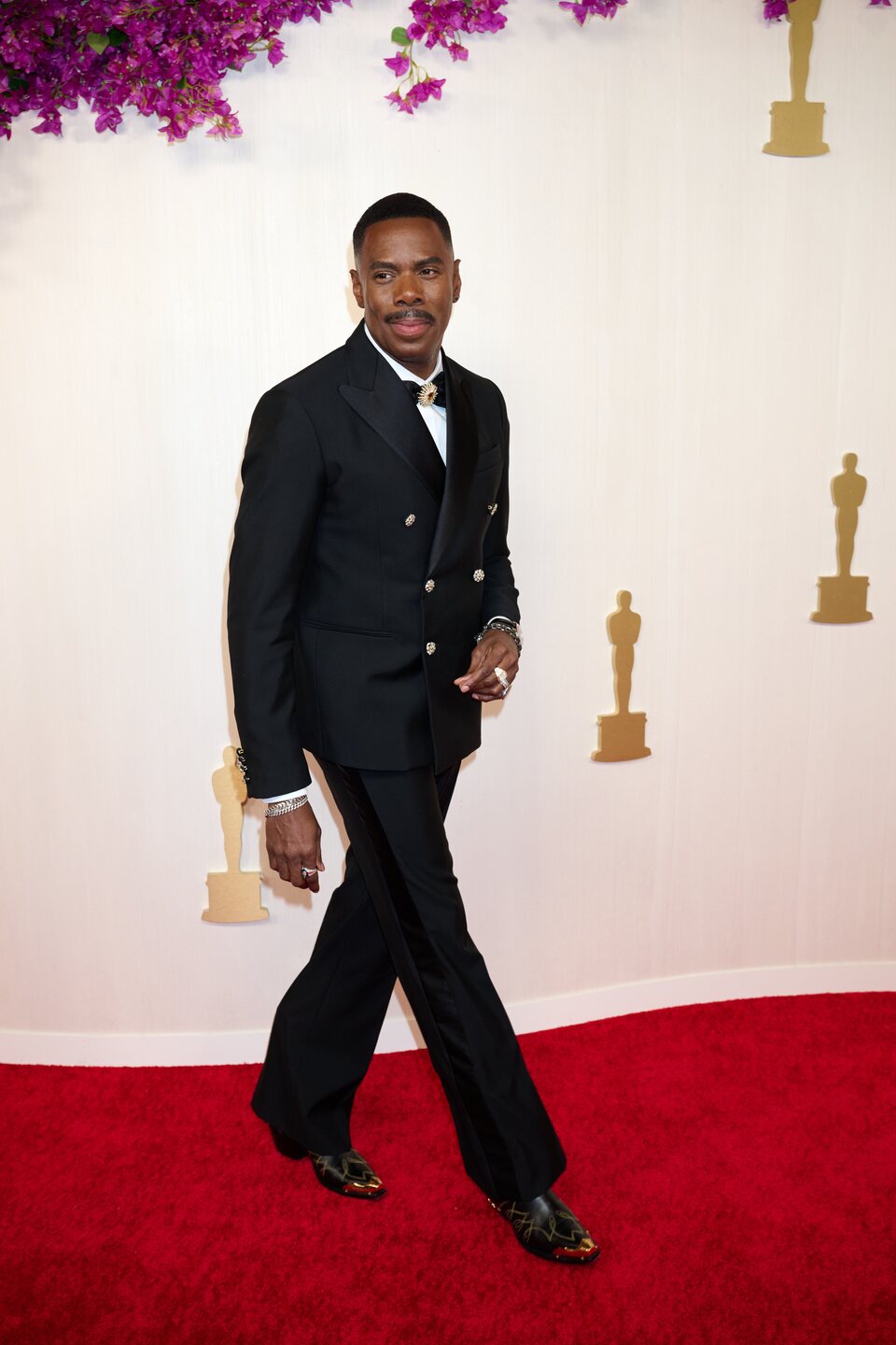 Colman Domingo en la alfombra roja de los Oscar 2024