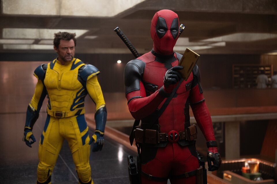 Ryan Reynolds y Hugh Jackman en 'Deadpool y Lobezno'