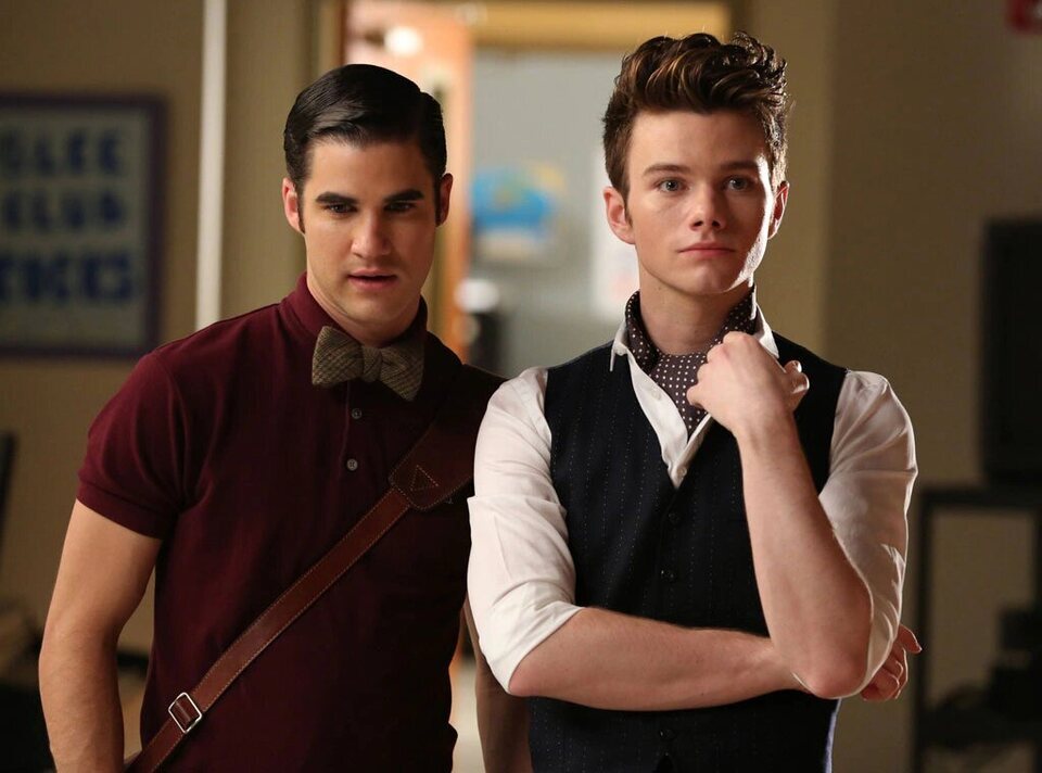 Blaine Anderson y Kurt Hummel en 'Glee'