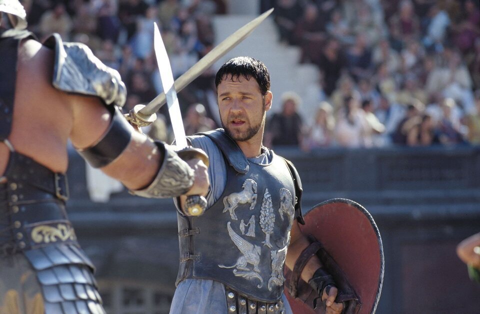 Russell Crowe en 'Gladiator'