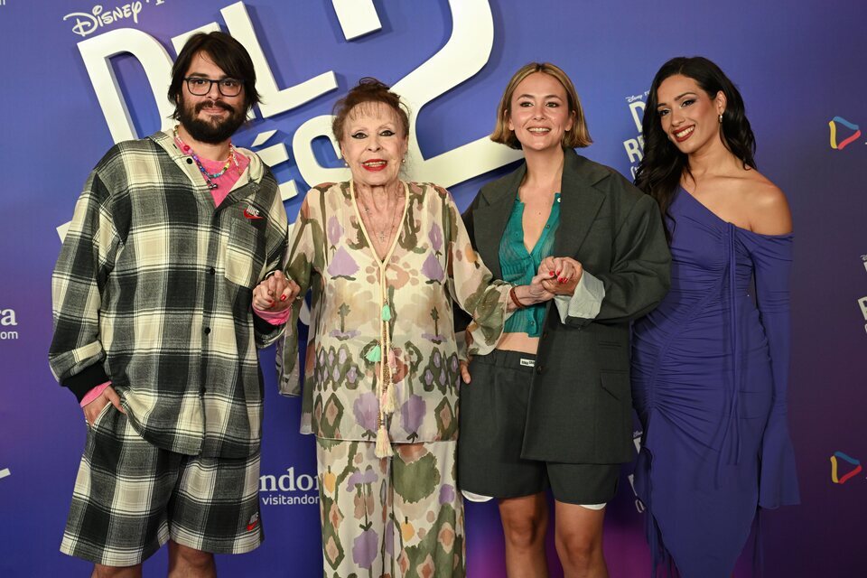 Brays Efe, Gemma Cuervo, Rigoberta Bandini y Chanel en la premier de 'Del revés 2' en Madrid