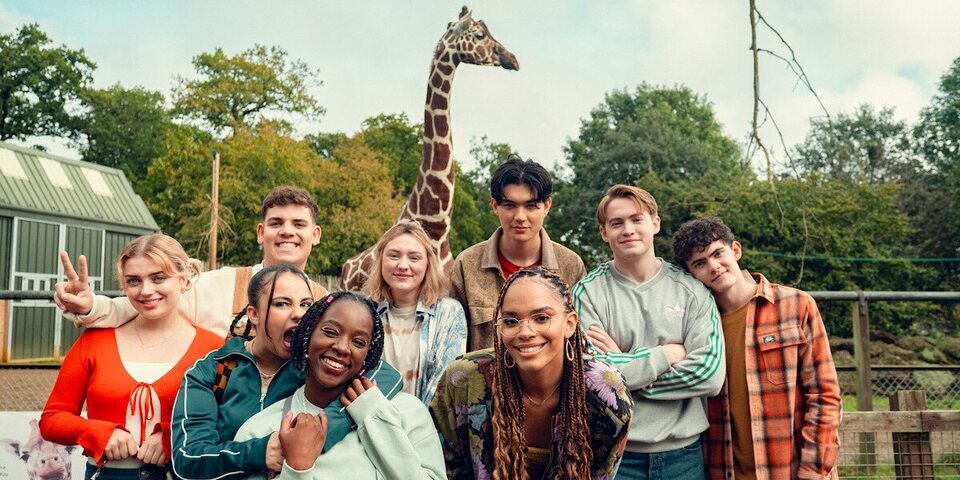 La pandilla de 'Heartstopper' en el zoo