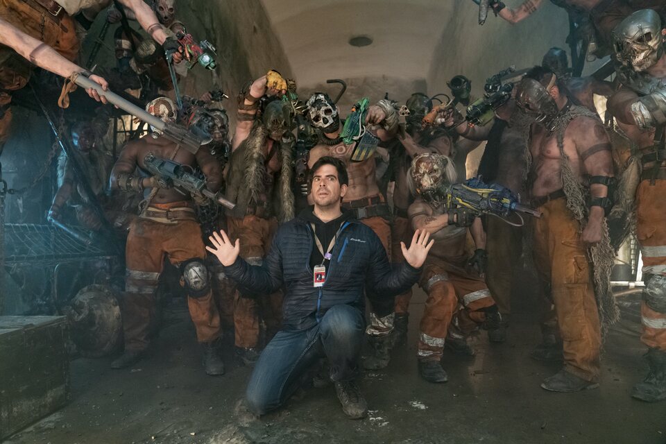 Eli Roth en el rodaje de 'Borderlands'