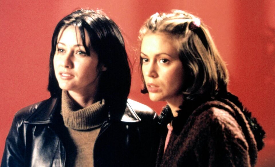 Shannen Doherty y Alyssa Milano en 'Embrujadas'