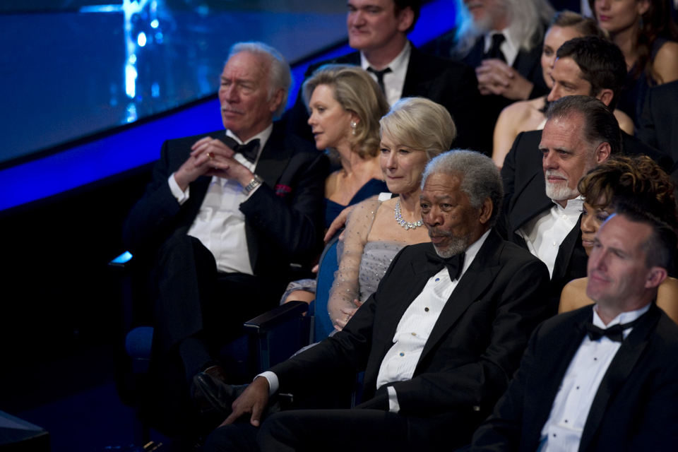 Christopher Plummer, Helen Mirren y Morgan Freeman