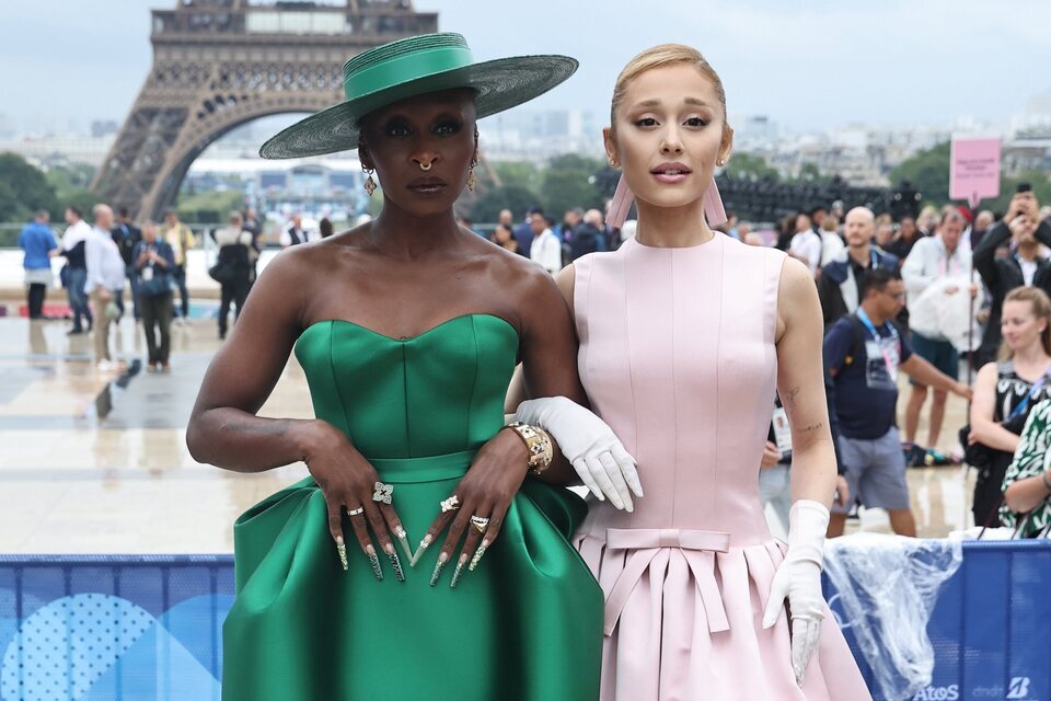 Cynthia Erivo y Ariana Grande en París por los Juegos Olímpicos