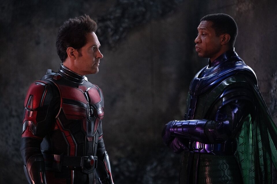 Paul Rudd y Jonathan Majors en 'Ant-Man y la Avispa: Quantumanía'