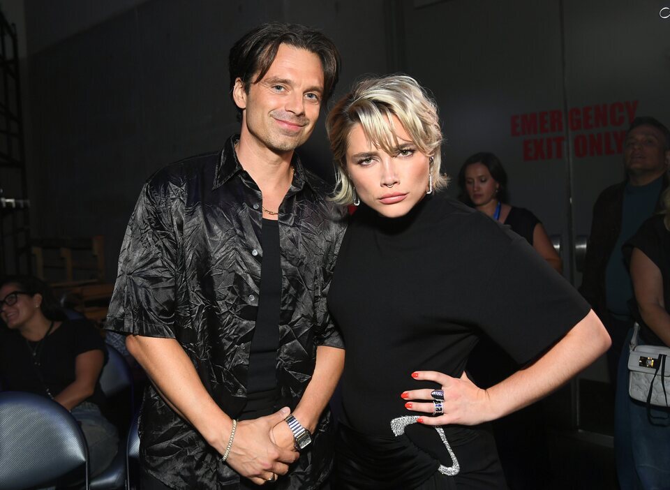 Sebastian Stan y Florence Pugh en la SDCC