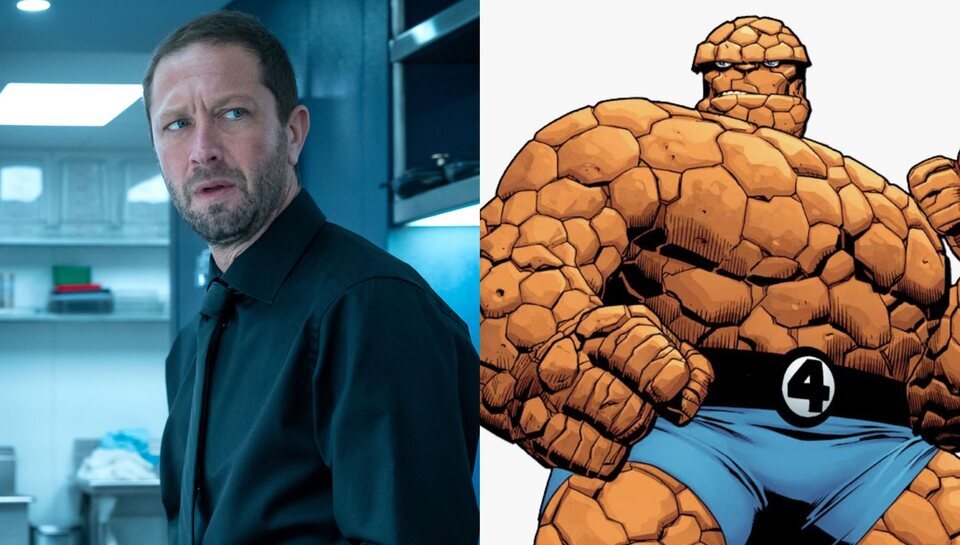 Ebon Moss-Bachrach será Ben Grimm, pero el actor no está debajo del traje en las nuevas imágenes