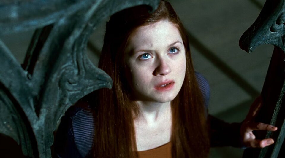 Bonnie Wright es Ginny Weasley en 'Harry Potter'