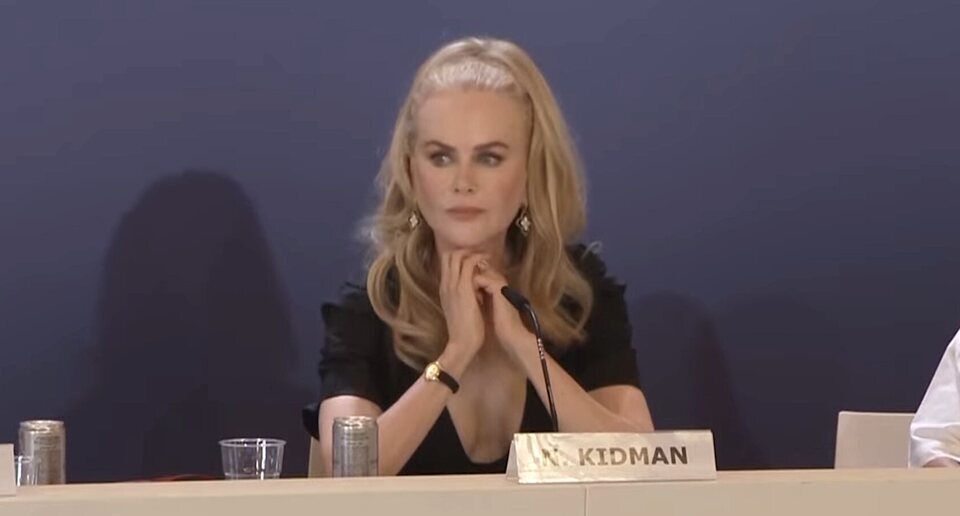 Nicole Kidman en la rueda de prensa de 'Babygirl' en Venecia