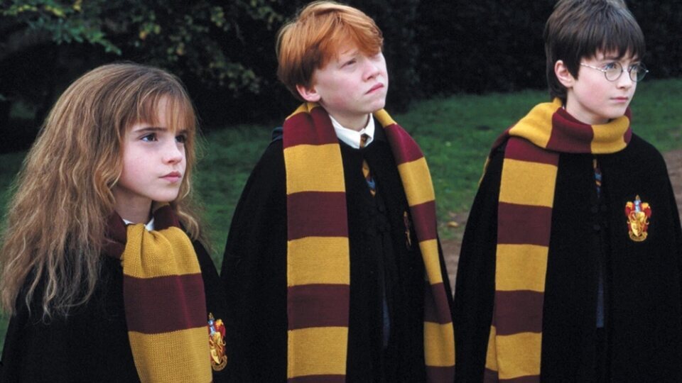 Hermione, Ron y Harry, los protagonistas de la saga