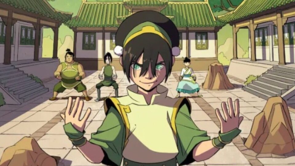 Toph Beifong en 'Avatar: La Leyenda de Aang'