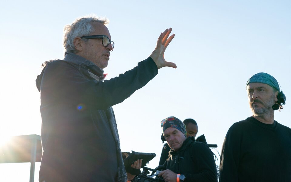 Alfonso Cuarón con con Emmanuel «Chivo» Lubezki en el rodaje de 'Disclaimer'