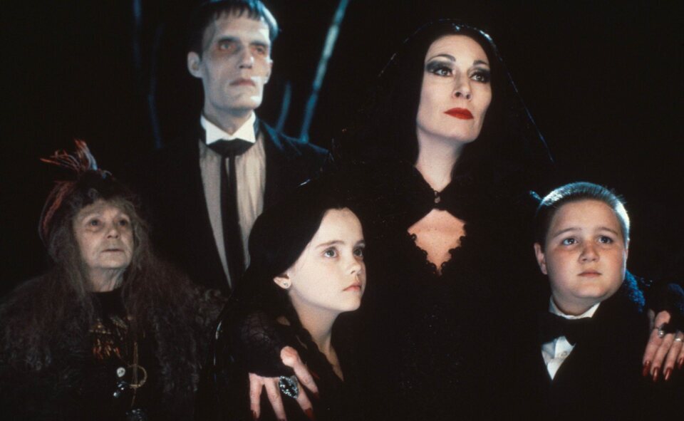 La familia Addams hace tres décadas