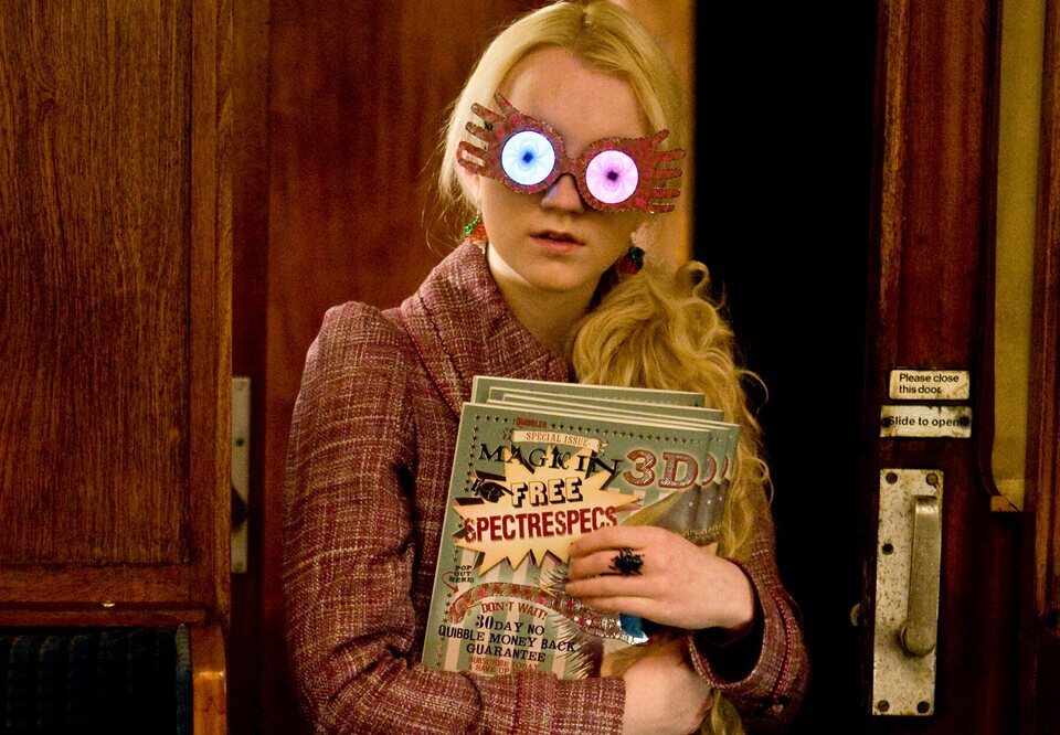 Evanna Lynch como Luna Lovegood en 'Harry Potter y la Orden del Fénix'