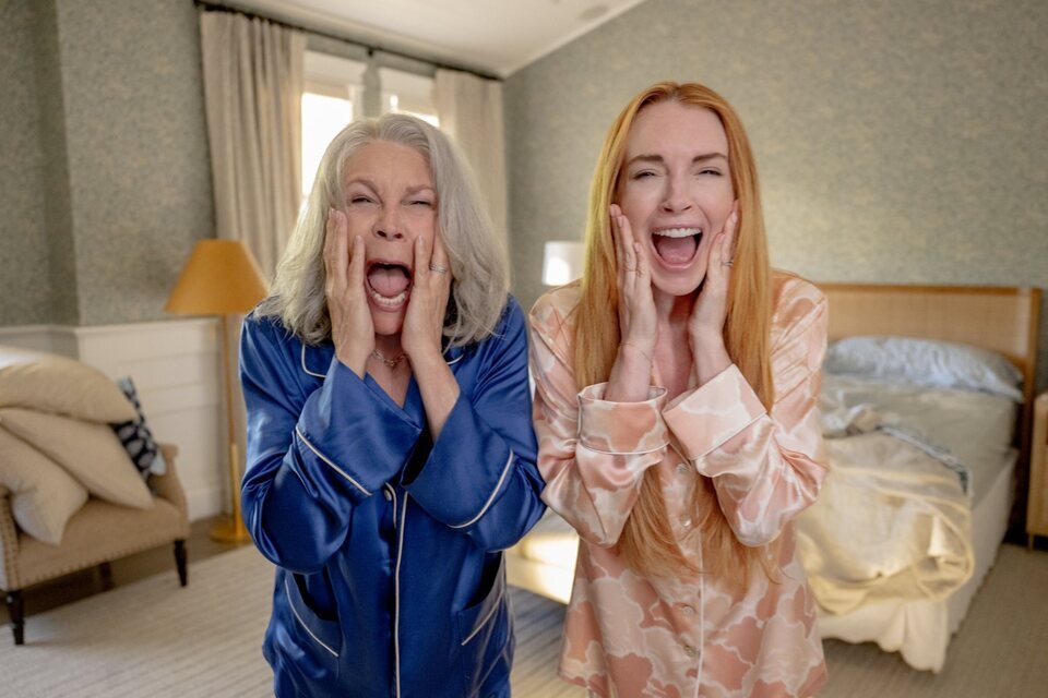 Jamie Lee Curtis y Lindsay Lohan en 'Ponte en mi lugar 2'