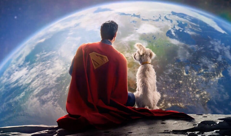 Superman y su mejor amigo canino