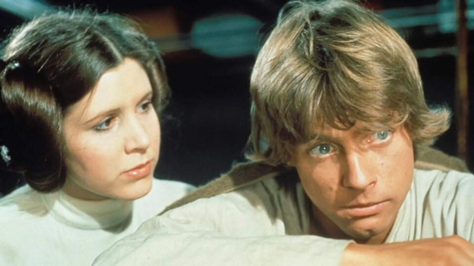 Carrie Fisher y Mark Hamill