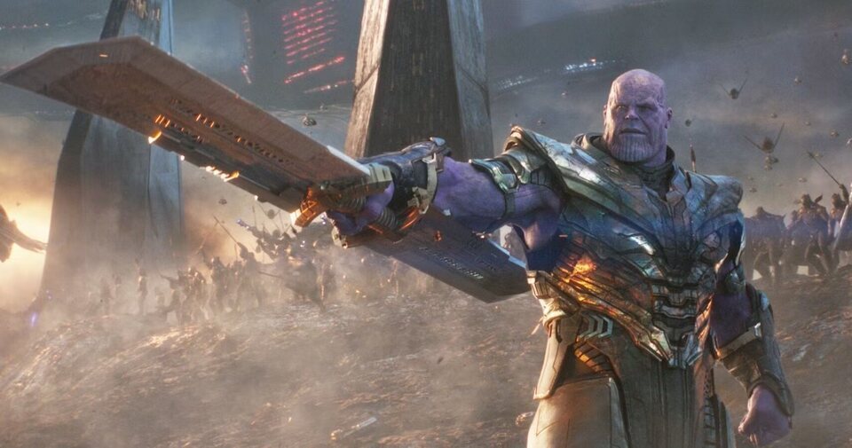 Thanos en 'Vengadores: Endgame'