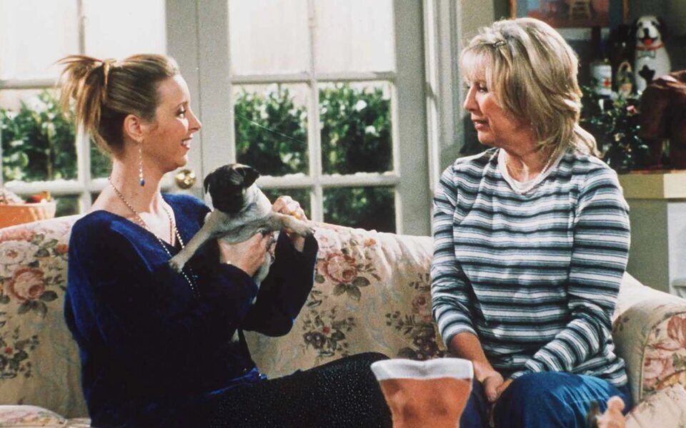 Lisa Kudrow y Teri Garr en 'Friends'