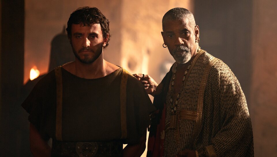 Paul Mescal y Denzel Washington comparten pantalla en 'Gladiator II'