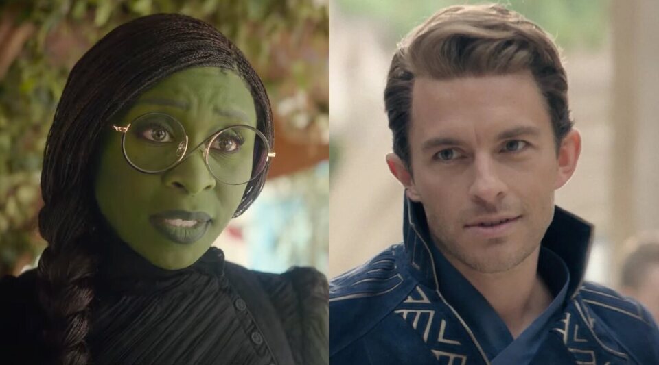 Cinthya Erivo y Jonathan Bailey como Elphaba y Fiyero en 'Wicked'