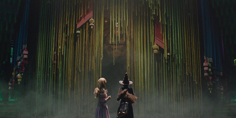 Glinda y Elphaba visitan al Mago de Oz