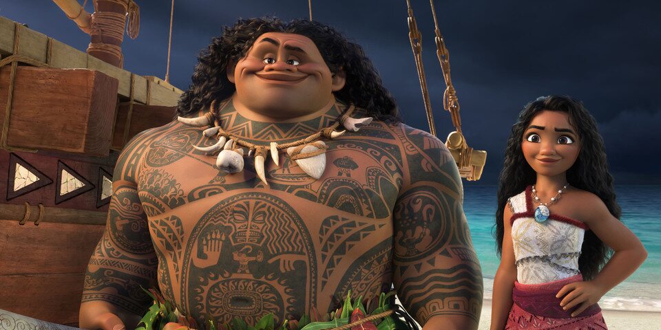 Maui y Vaiana protagonizan la película