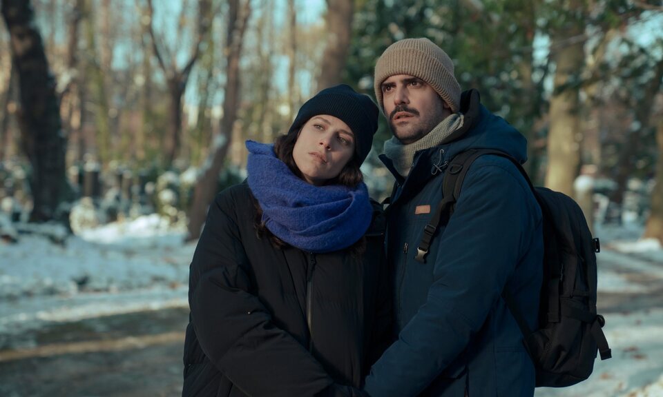 Ana y Óscar durante su viaje a Berlín en el capítulo 5 