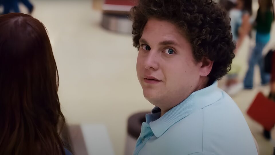 Jonah Hill en el final de 'Supersalidos'