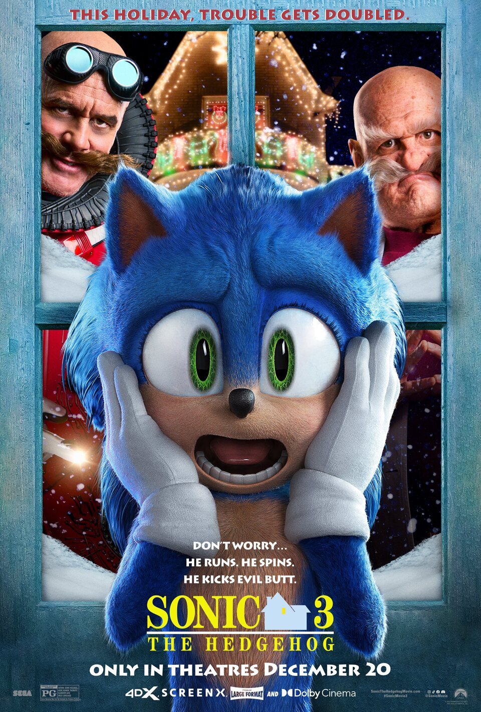 'Sonic 3: La película' y 'Solo en casa'