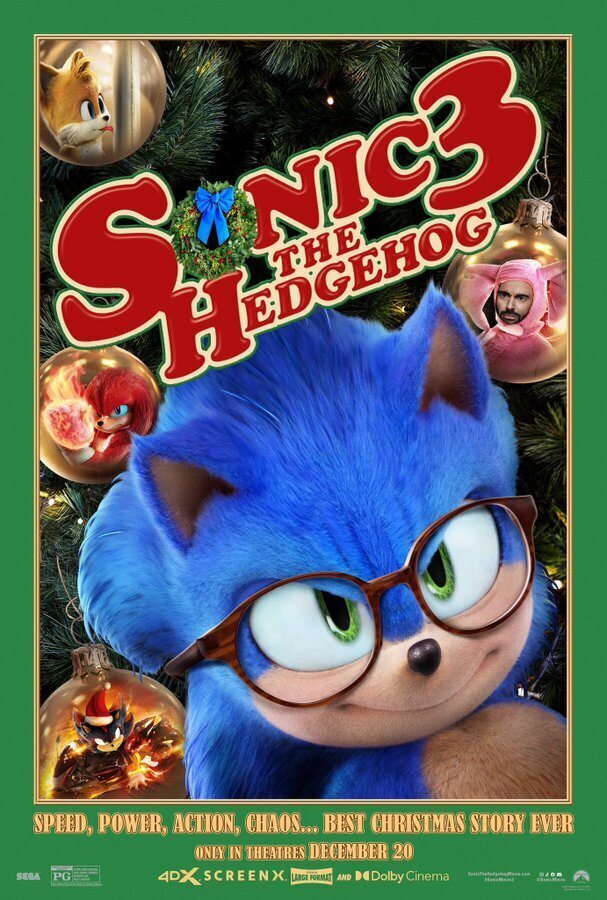 'Sonic 3: La película' y 'Historias de Navidad'