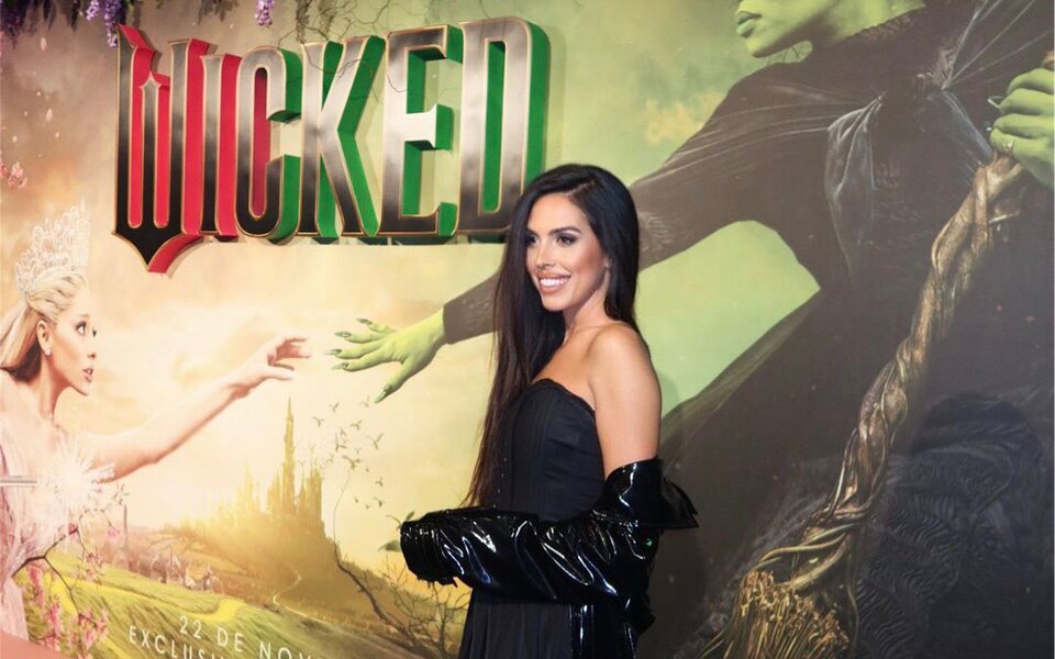 Mirela en el estreno de 'Wicked' en España