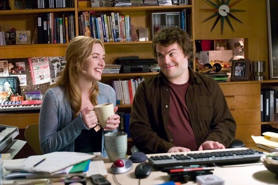 Kate Winslet y Jack Black en 'The Holiday'