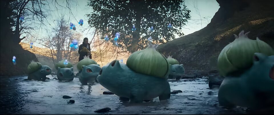 'Detective Pikachu' nos regala esta preciosa postal protagonizada por varios Bulbasaur y Morelull