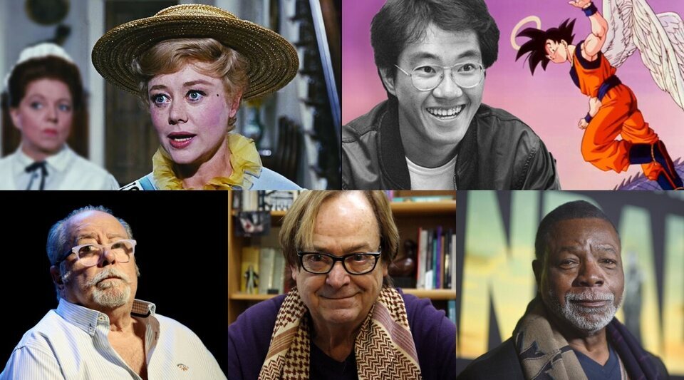 Glynis Johns, Akira Toriyama, Arévalo, Ventura Pons y Carl Weathers