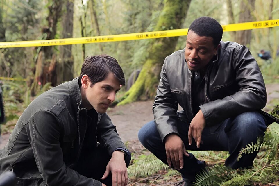 David Giuntoli y Russell Hornsby en 'Grimm'