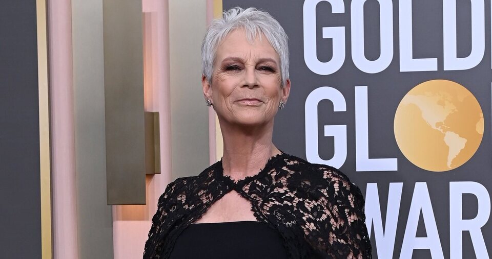 Jamie Lee Curtis en los Globos de Oro 2023